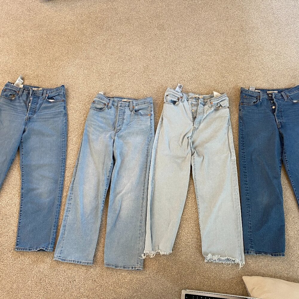 Levi's Women's Ribcage Straight Ankle Jeans Size 29 in 4 different colors